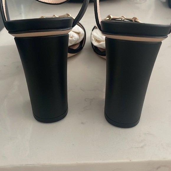 Black Gucci Miro Horsebit Heels Size 38 - Picture 6 of 13